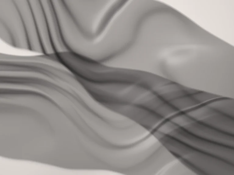 Illustration of sheer black nylon knit in soft folds